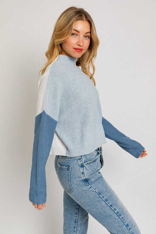 Smitten | Color Block Oversize Sweater