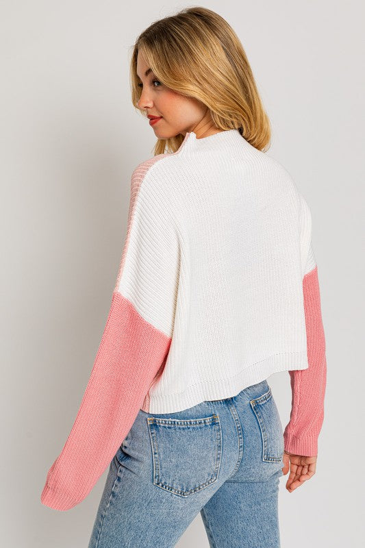 Smitten | Color Block Oversize Sweater