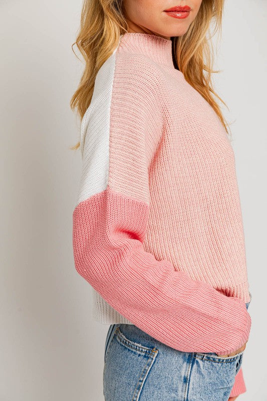 Smitten | Color Block Oversize Sweater