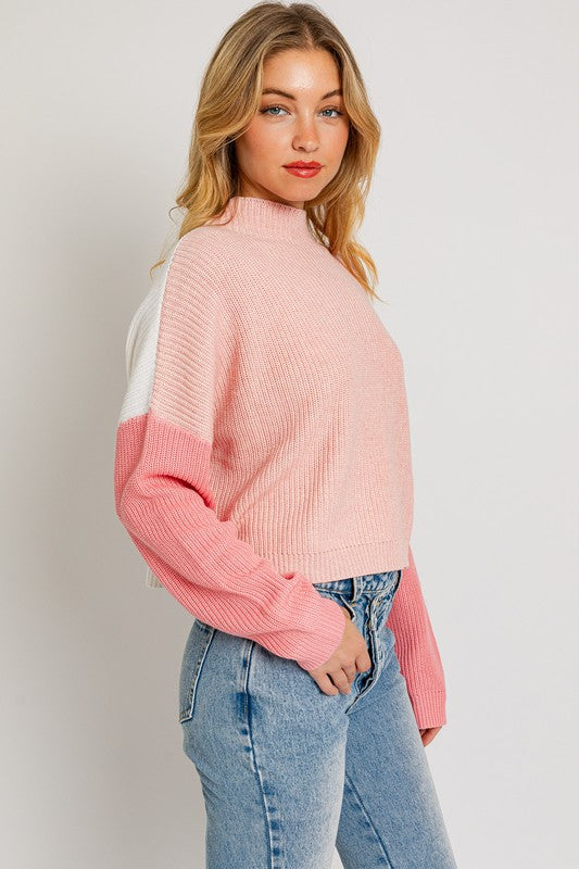 Smitten | Color Block Oversize Sweater