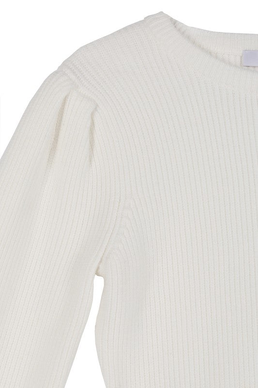 Fireside Romance | Burgundy Peplum Sweater Top