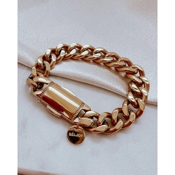 Love Lock Down | 18K Plated Chain Bracelet