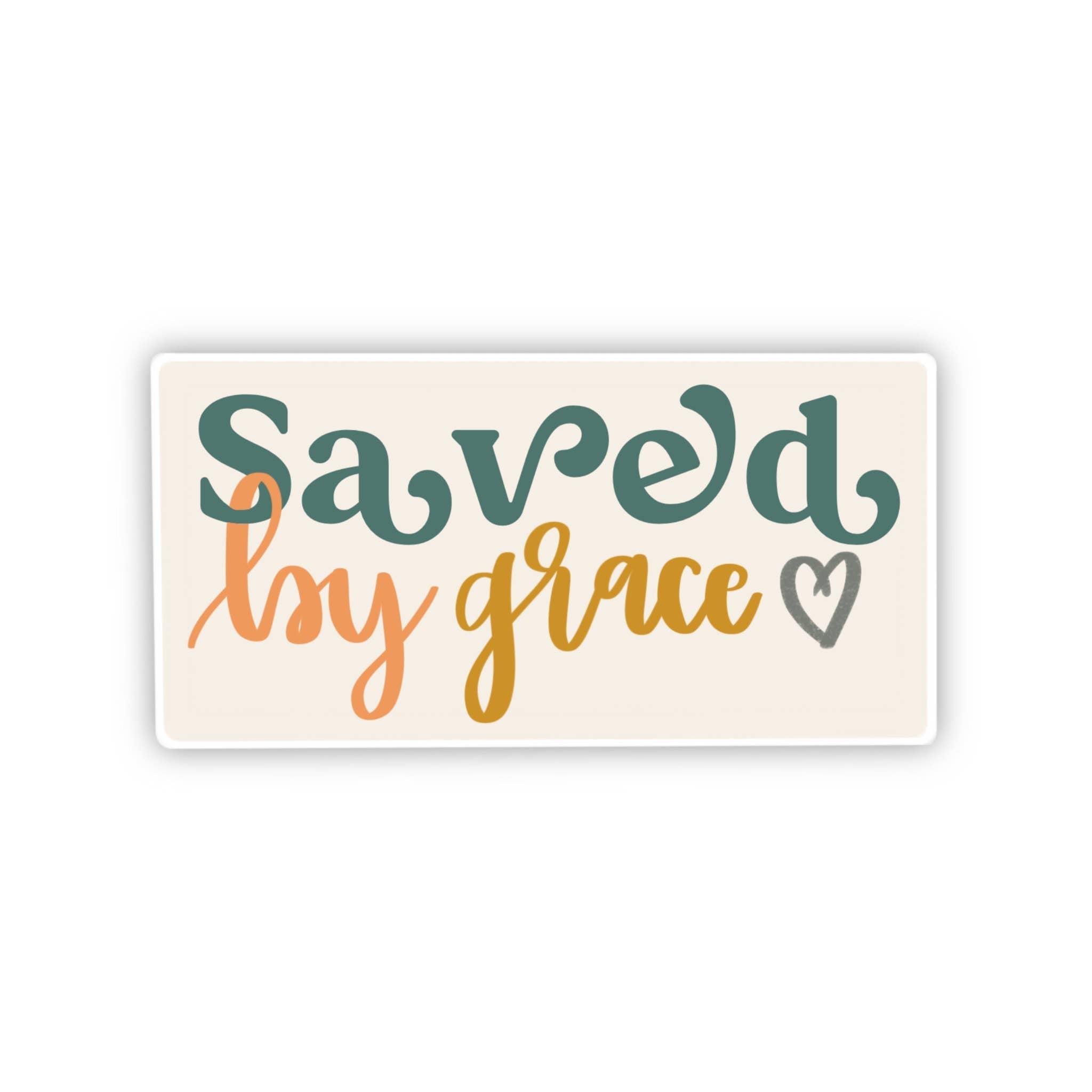 Saved By Grace Sticker | Faith stickers | Christian stickers | Jesus  Stickers | Water bottle sticker | Boho Stickers | Bible Verse Stickers