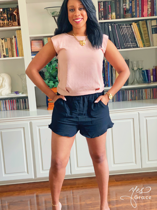 Shrug It Off | Top - Blush