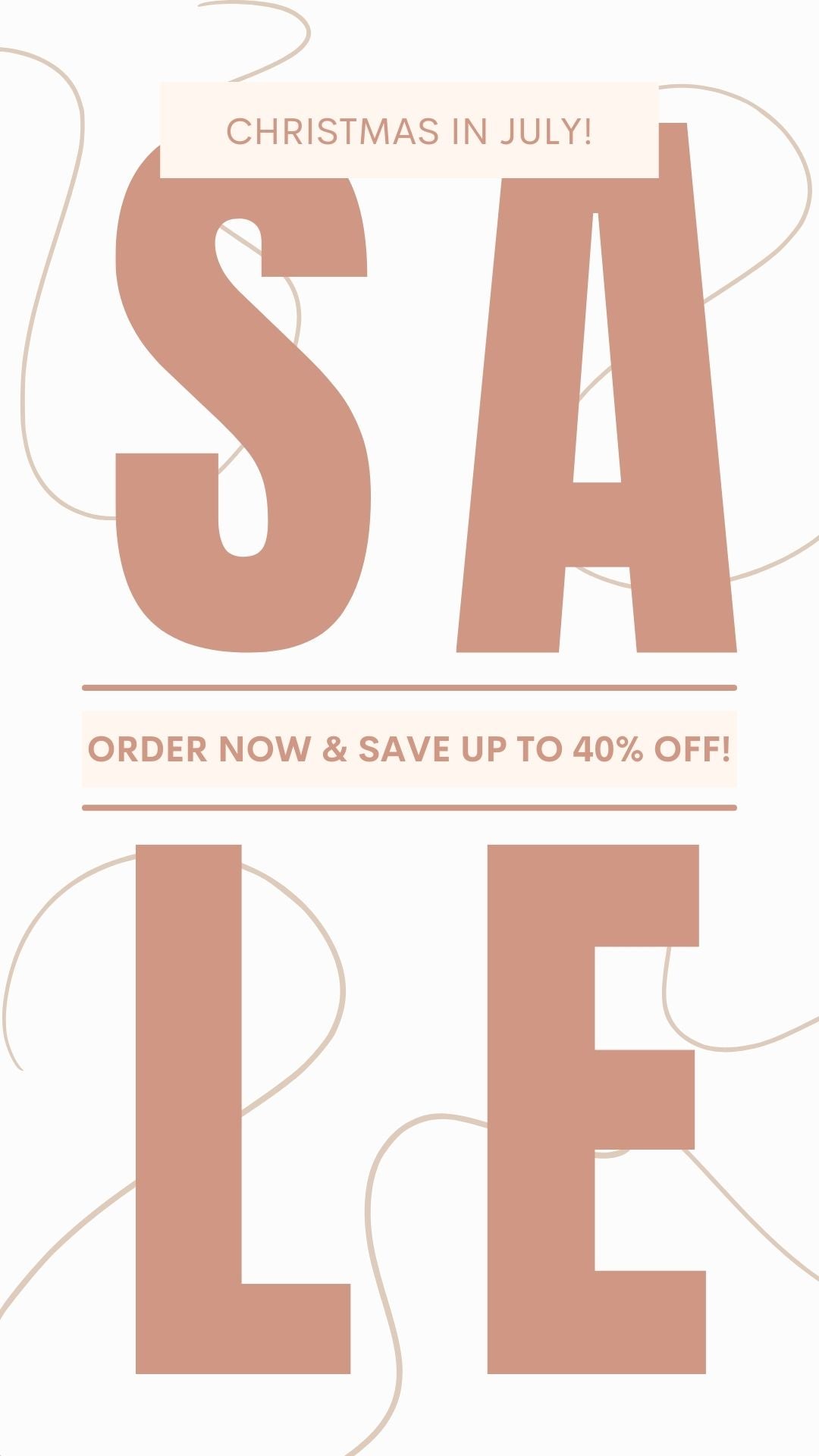 Christmas in July Warehouse Sale