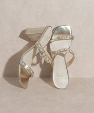 Load image into Gallery viewer, Lady Victoria | Pearl Strap Heel
