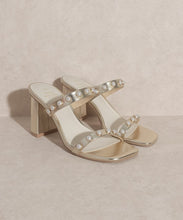 Load image into Gallery viewer, Lady Victoria | Pearl Strap Heel
