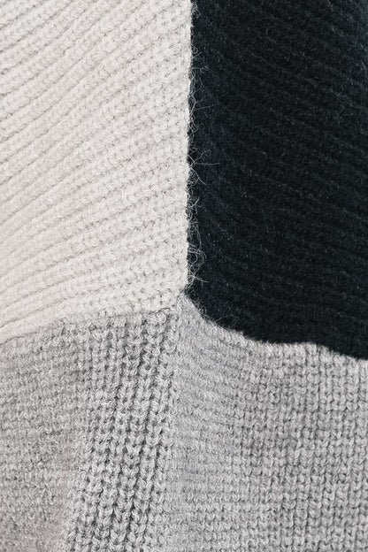 Block & Tackling | Color Block Oversized Sweater