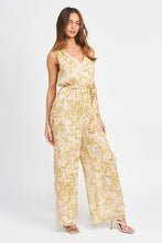 Load image into Gallery viewer, Work-to-Play | Wide Leg Floral Print Jumpsuit
