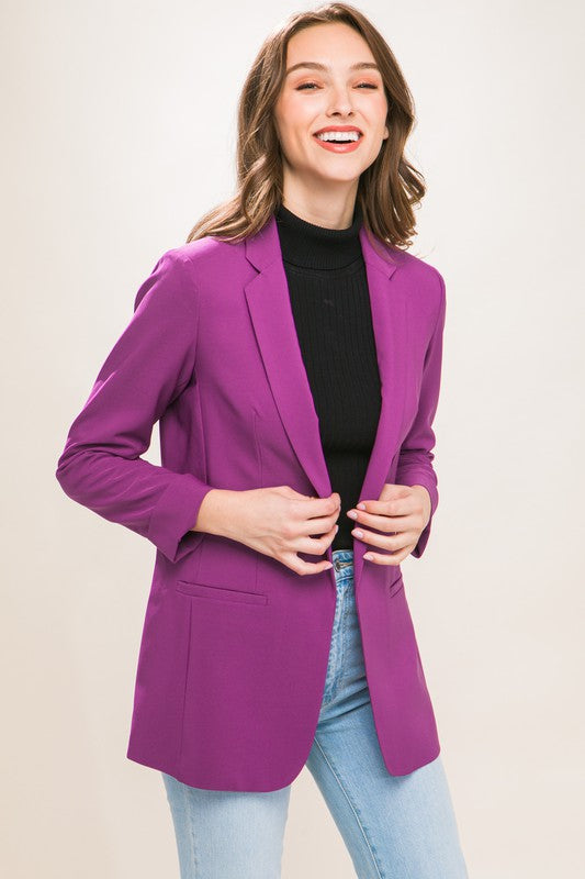 Violet Vibes | Purple Blazer