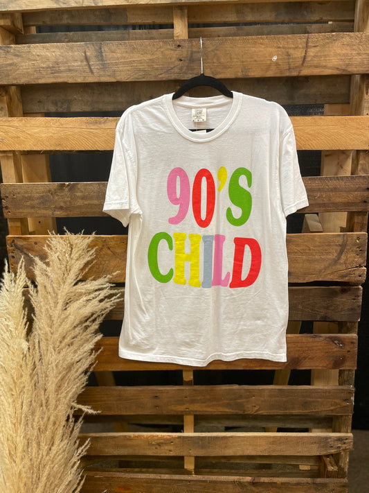 90's Child | Graphic Tee | White