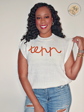 Load image into Gallery viewer, Go Big Orange! |&quot;TENN&quot; EMBROIDERED SWEATER TOP
