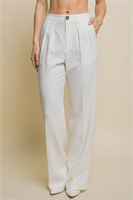 Full-Length Vertigo Blazer Pants | White