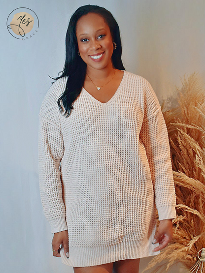 Cream 2025 slouchy sweater
