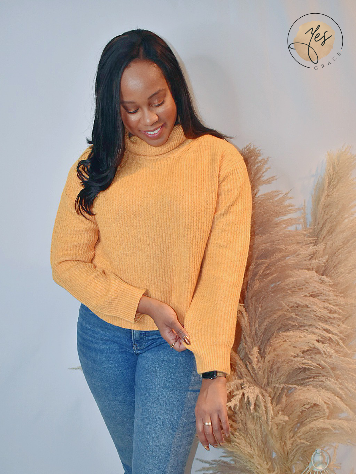 Honey yellow sweater best sale