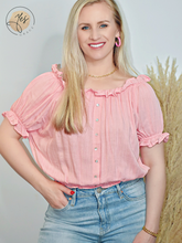 Load image into Gallery viewer, Funny Thing About Love | Off Shoulder Top - Dusty Pink
