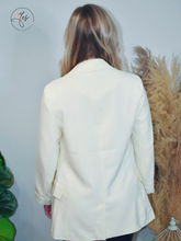 Load image into Gallery viewer, White Rabbit | Tailored Detail Blazer - Ivory
