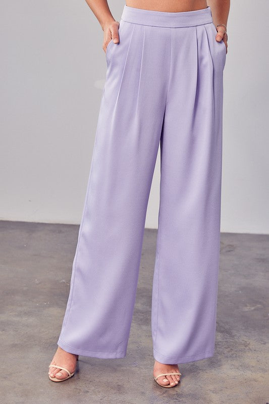 Say Less | Wide Leg Trousers