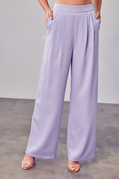 Say Less | Wide Leg Trousers