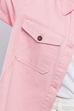 Load image into Gallery viewer, Cherry blossom Blooms | Oversized Denim Jacket - Pink
