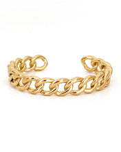 Load image into Gallery viewer, Brandy | 18K Plated Gold Cuff Bracelet
