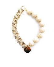 Load image into Gallery viewer, Two Worlds | Bead + Chain Stretch Bracelet
