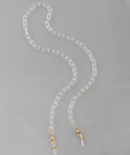 Load image into Gallery viewer, Baby, Stay Close |  Acrylic Link Mask &amp; Sunglass Chain  - Tortoise

