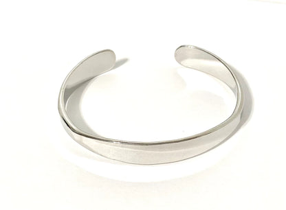 Athena Goddess Cuff | Solid Cuff Bracelet - Silver