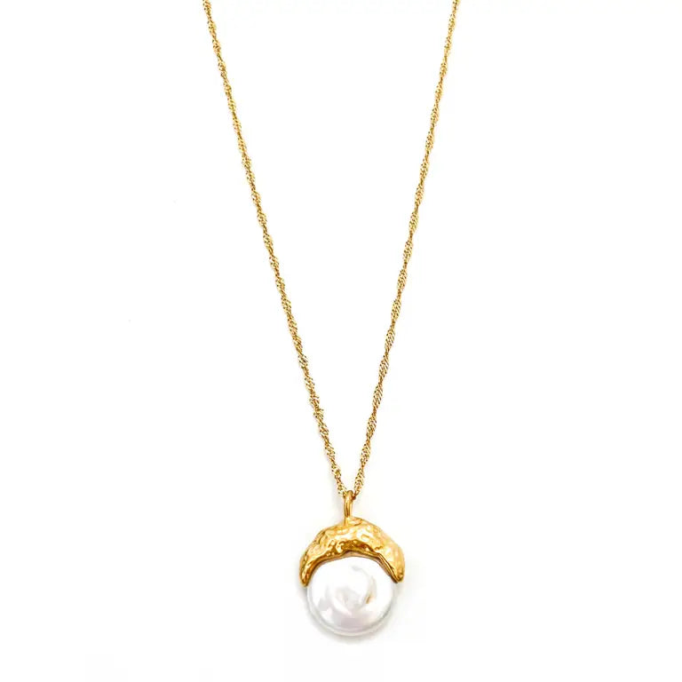 Bella | Mother of Pearl Pendant Necklace