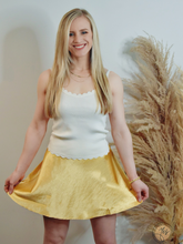 Load image into Gallery viewer, Midas Touch | Skater Mini Skirt
