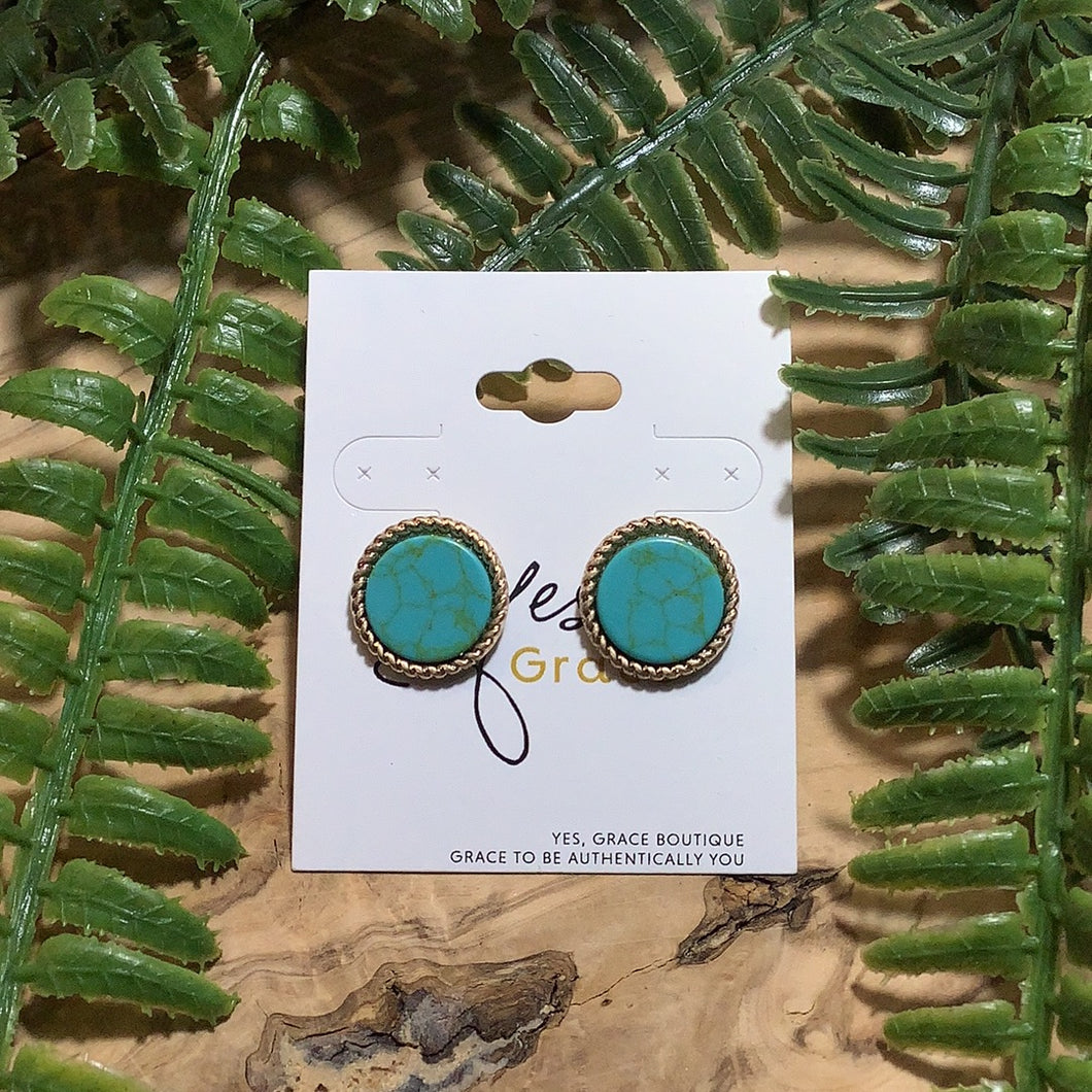 Turquoise Dream | Semi Precious Stone Earrings