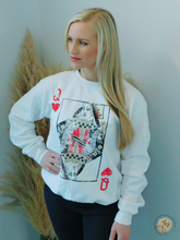 Load image into Gallery viewer, Queen of Hearts | Sweatshirt
