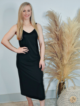 Load image into Gallery viewer, Now or Never | Sleeveless Maxi Dress - Black
